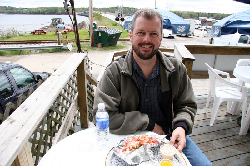 Preparing to consume that little treat