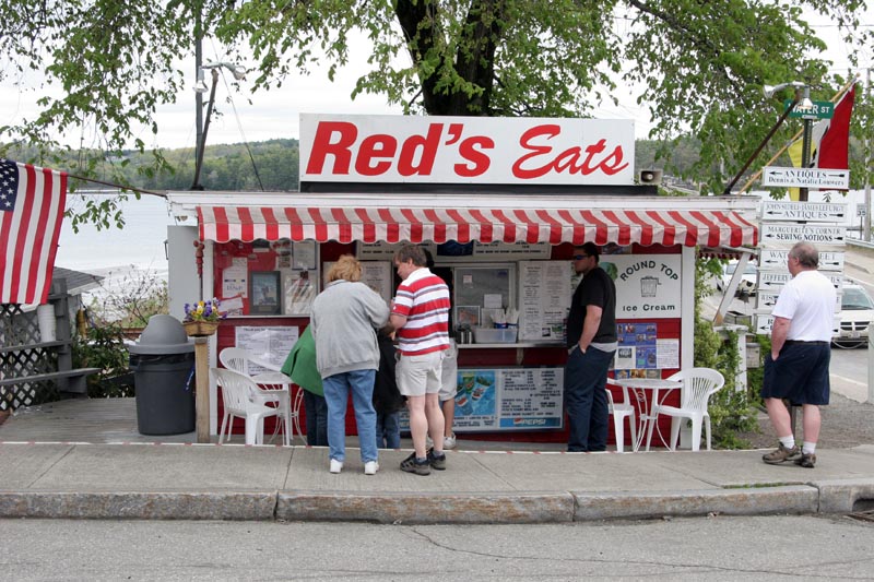Red's Eats in Wiscasset, ME. Best Lobster Roll in the country.