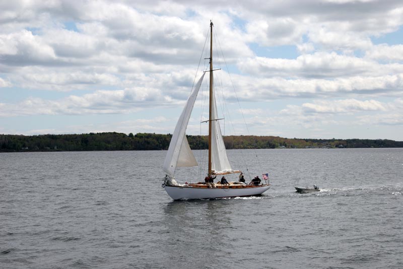 1939 sailboat (they yelled hello, then told me about the boat)