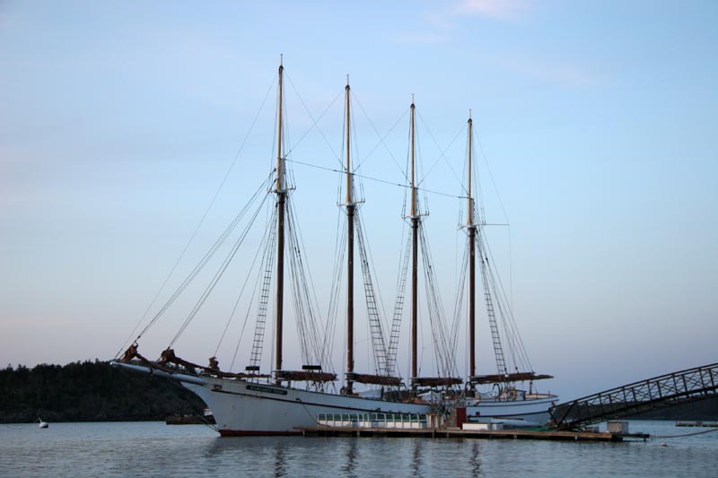 Margaret Todd, docked at dusk