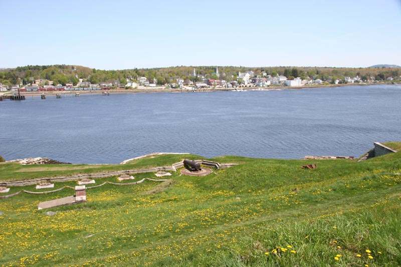 View of Bucksport from the fort