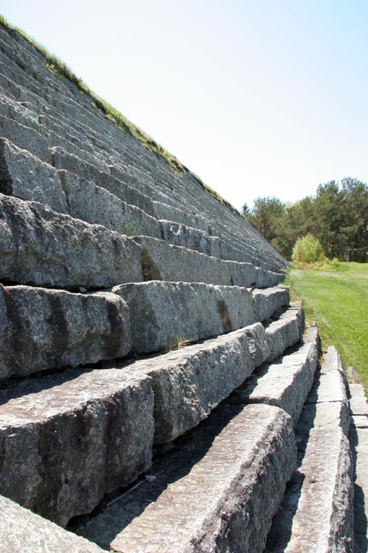 Outer wall of the fort