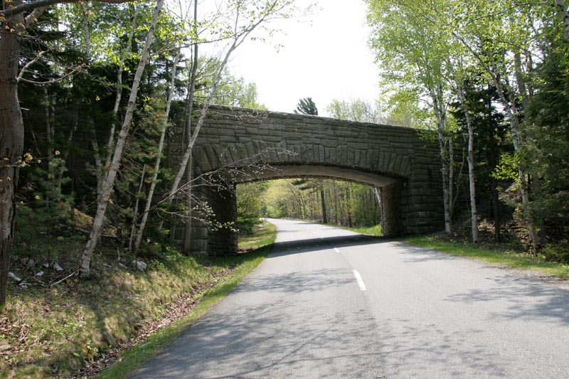 One of the many stone carriage bridges in the park