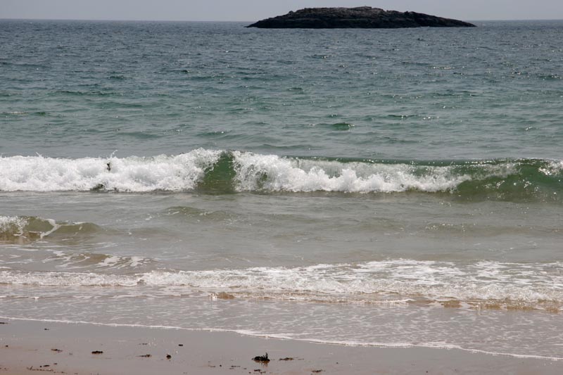 Waves breaking at Sand Beach