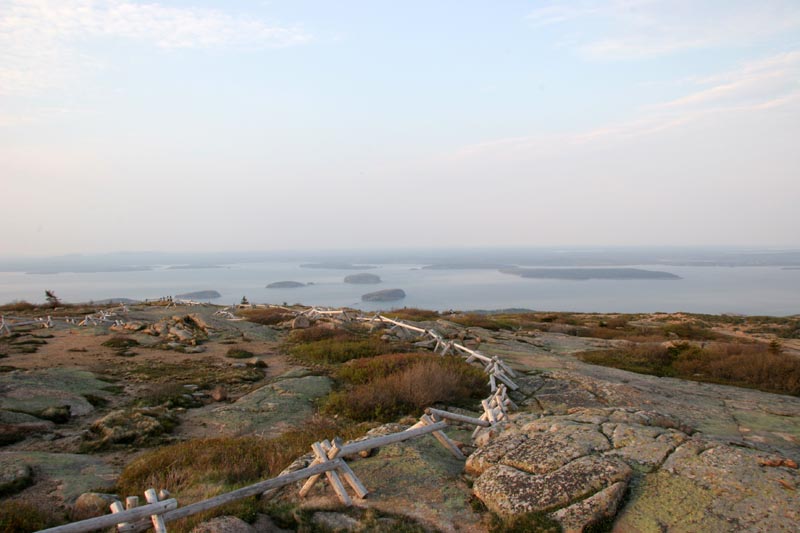 Cadillac Mountain is the highest point on the Eastern shore of the USA