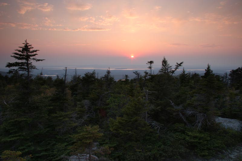 Sunset from Cadillac Mountain
