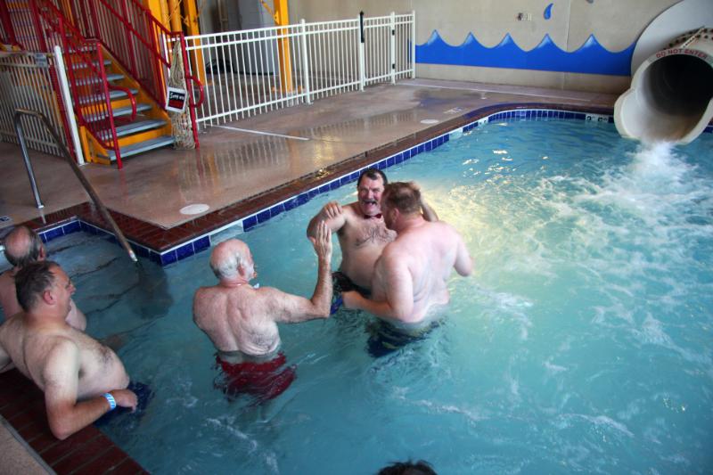 C09_6756.jpg - The competitors rejoice at the end of a fierce battle. And the results are...