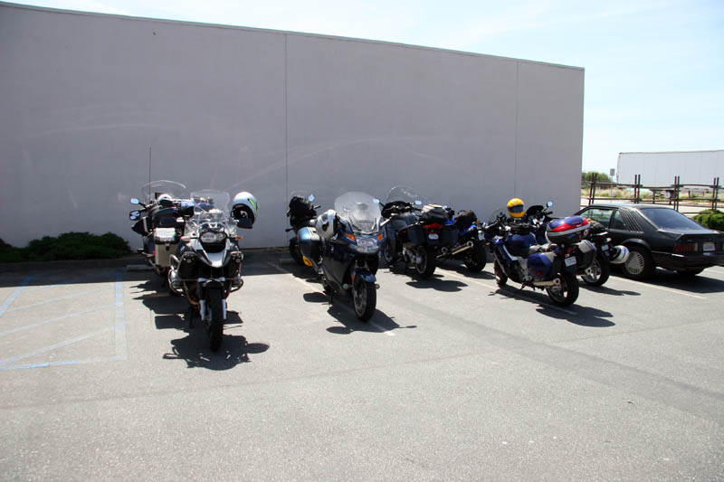 Our trusty steeds, waiting to be ridden
