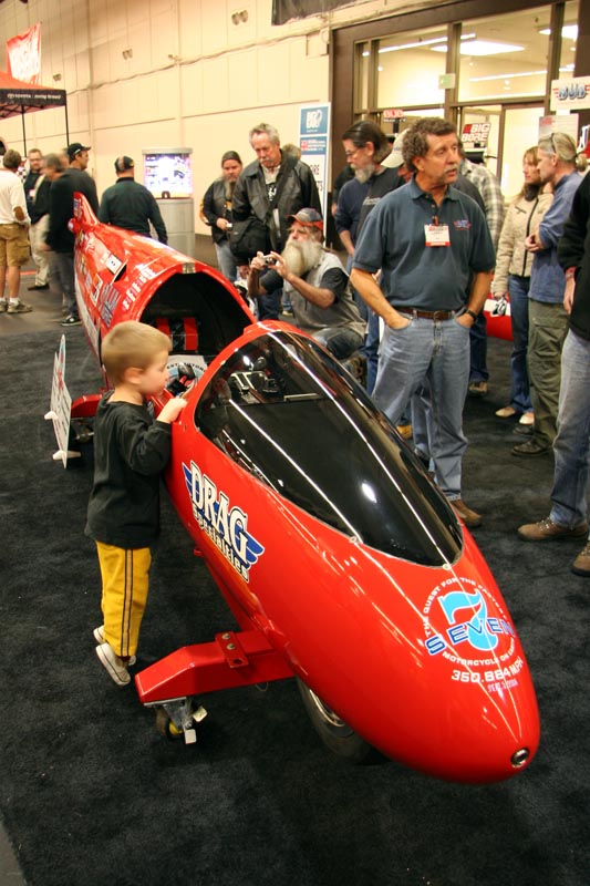 Bub's Land Speed record holder - Chris Carr ran it to 350 mph