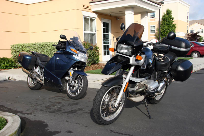 Joe's GT and Dave's GS, ready to roll!