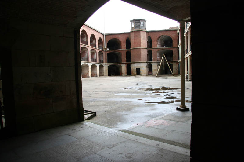 Main parade ground at Fort Point