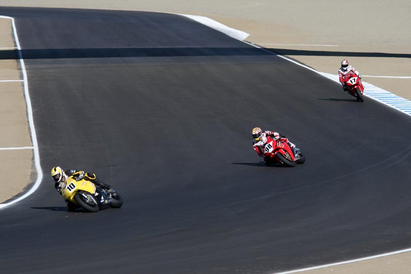 Doug Chandler, Jake Zemke, and Miguel Duhamel