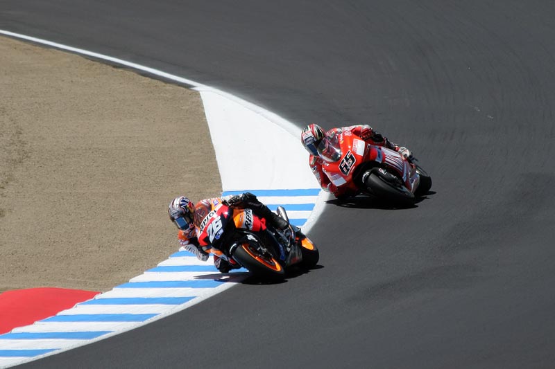 Pedrosa and Capirossi