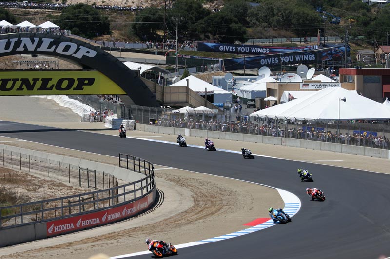 The sighting lap before the race...