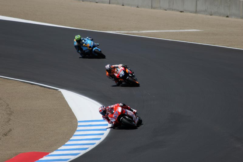 Stoner, Pedrosa, and Vermeulen