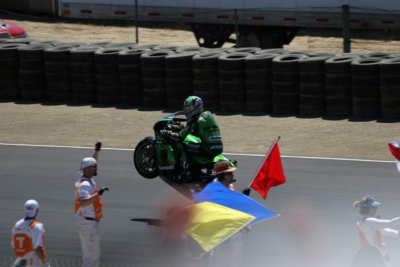 West having a little fun, too