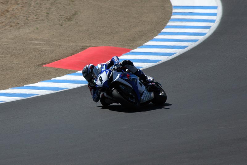 Taking a page from Stoner's MotoGP playbook, Spies was fired up and just ran away with the race!