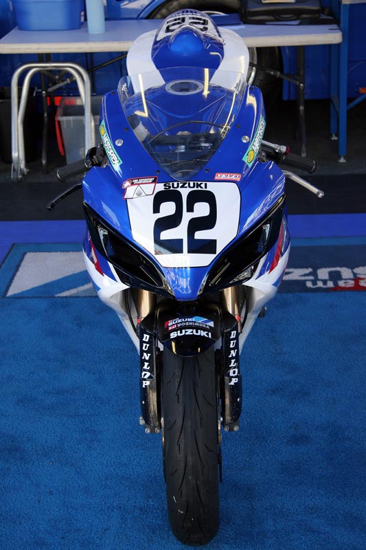 T. Hayden's Supersport bike