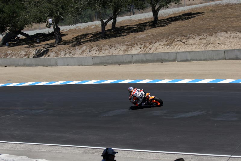 Nicky heading down to turn 9