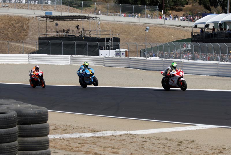 Pedrosa, Chris Vermeulen, and Barros