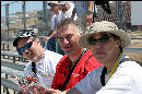 Rob, Joe and Nick enjoying the races (beer comes later)