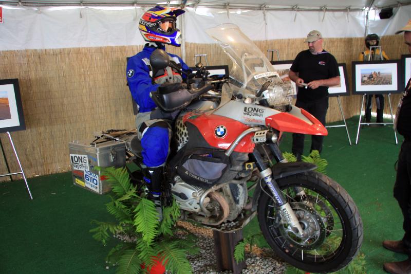 MG8_4896.jpg - Charlie Borman's bike he rode to Capetown in Long Way Down